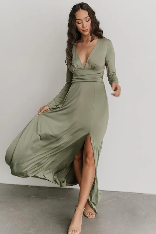 Arianna Maxi Dress | Dusty Sage