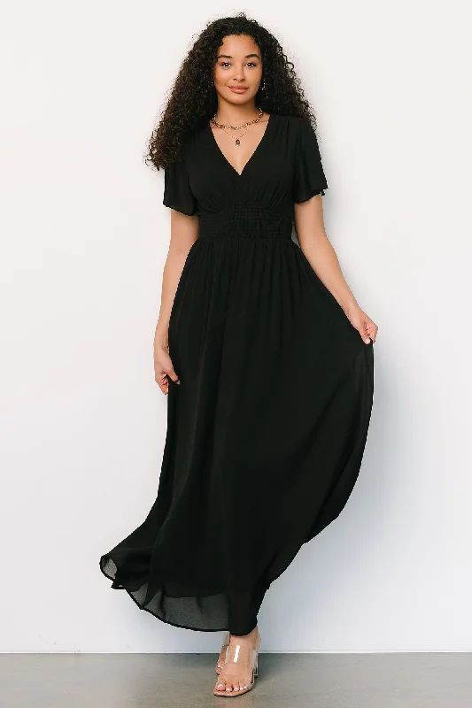 Birdie Maxi Dress | Black