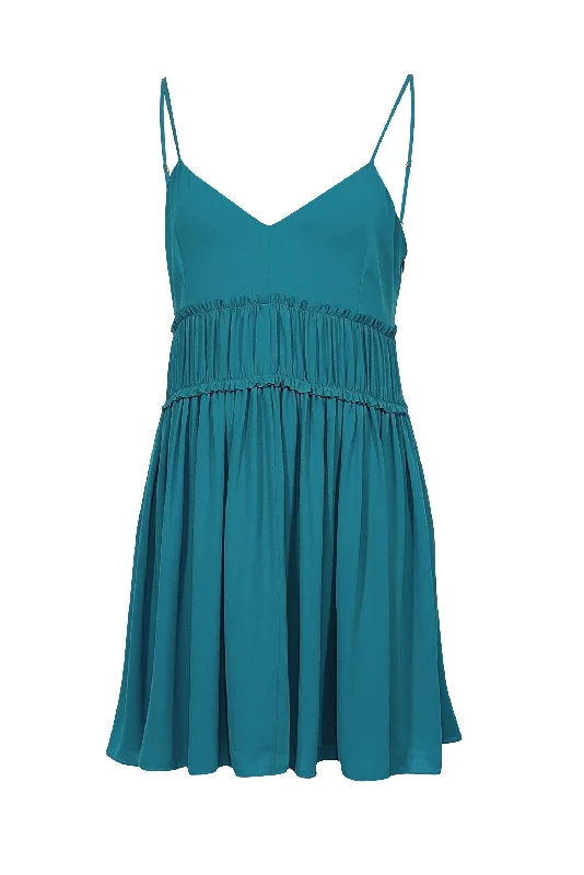 Cinq a Sept - Blue Sleeveless Fit & Flare Mini Dress Sz 6