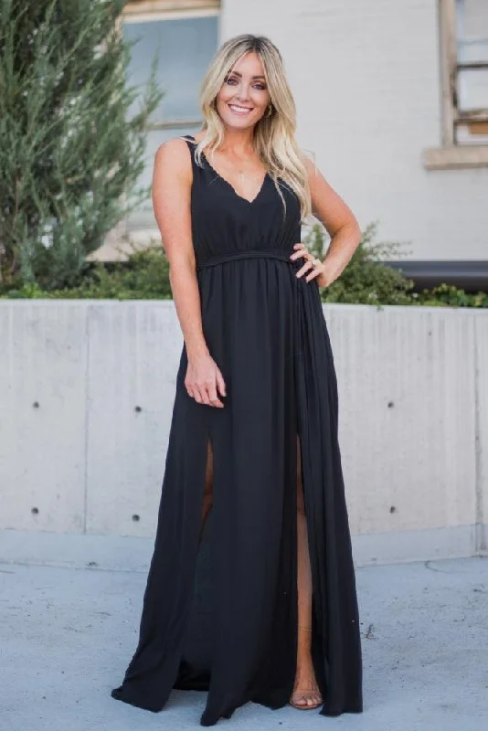 Hera Maxi Dress | Black