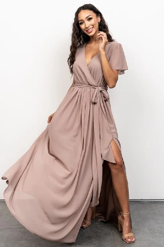 Kristina Maxi Dress | Taupe