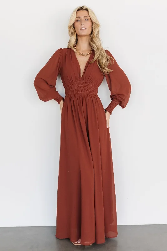 Olivia Maxi Dress | Cinnamon