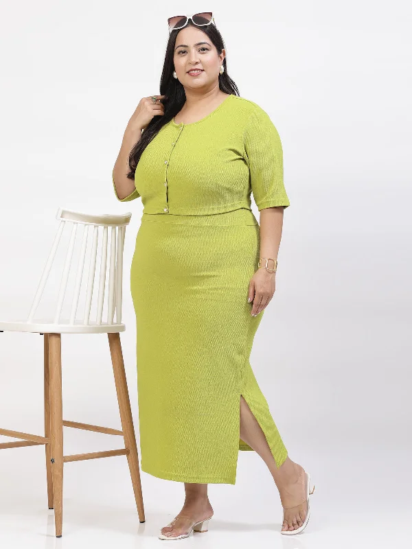 Plus Size Bodycon Midi Dress