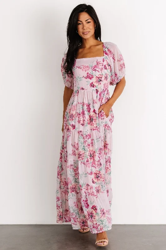 South of France Maxi Dress | Blush Floral