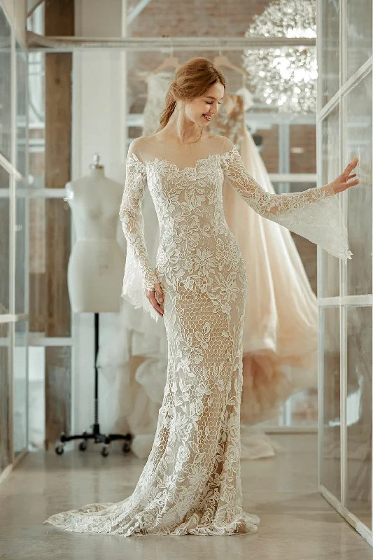 Boho Lace Gown HW758