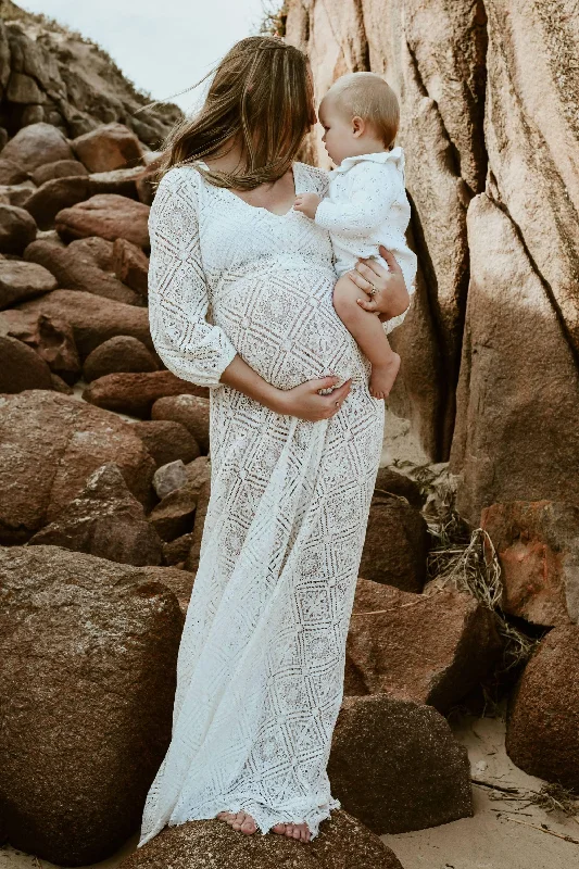 Co & Ry Harriet Maternity Photoshoot Dress (without train) - Wedding Dress