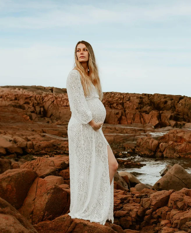 Co & Ry Harriet Maternity Photoshoot Dress (without train) - Wedding Dress