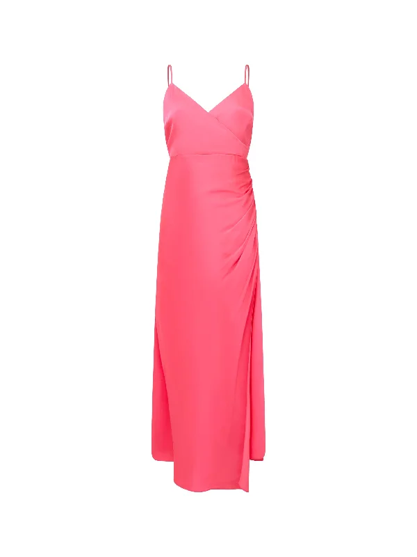 Ennis Satin Slip Midi Dress