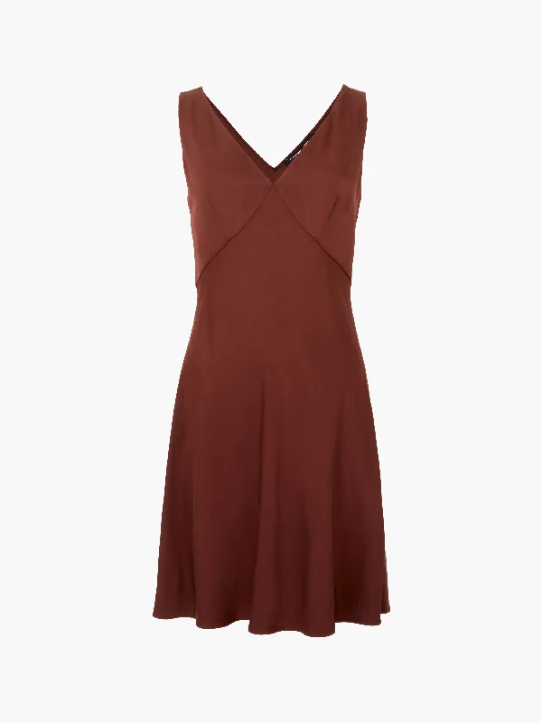 Ennis Satin Slip Mini Dress