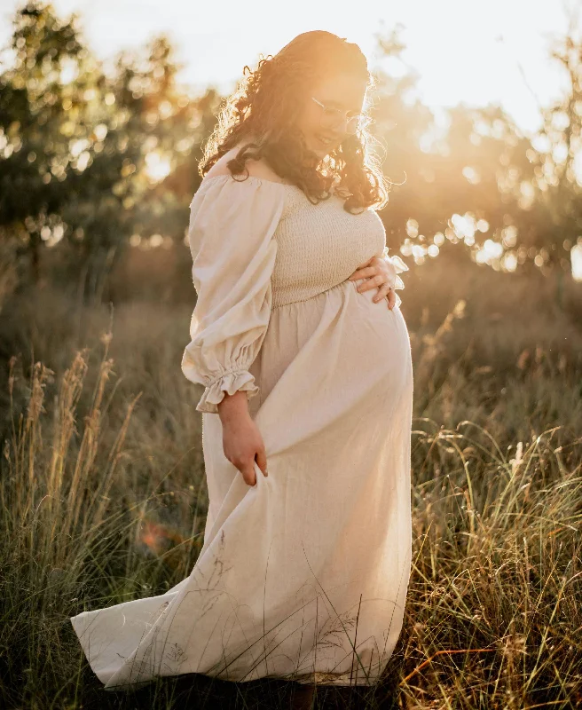 Girl And The Sun Paros Maxi Dress - Maternity Photoshoot Dress