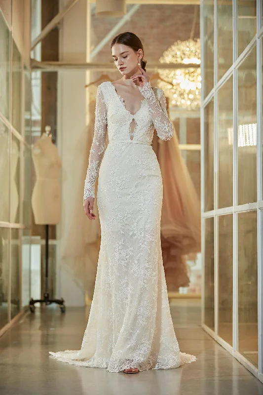 Long Bridal Dress HW818