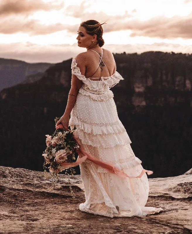 Spell Chloe Gown - Lace Wedding Dress - Photoshoot Dress