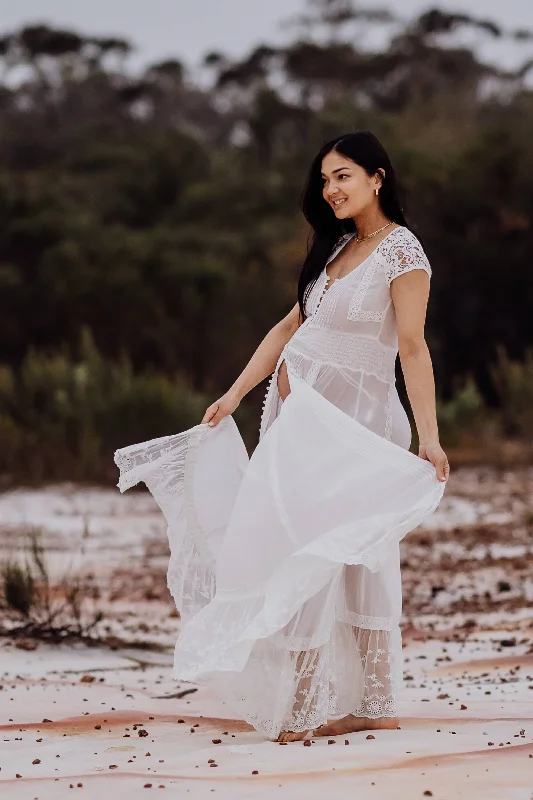 Spell Wild Belle Gown - Maternity Photoshoot Dress - Wedding Dress