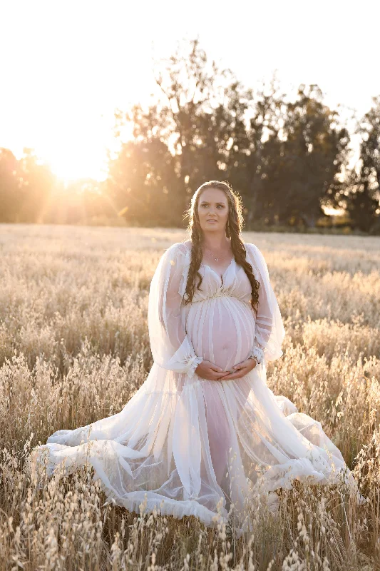 We Are Reclamation Wish For It Gown - Maternity Photoshoot Dress - Wedding Dress