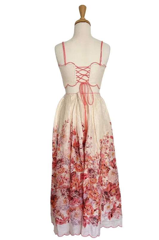 Zimmermann Devi Scallop Midi Dress