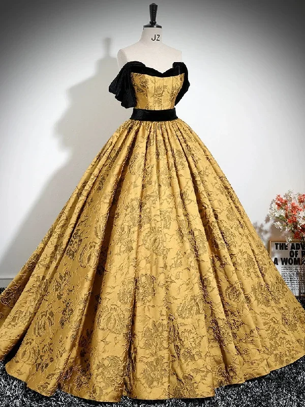 a-line-off-shoulder-satin-gold-long-prom-dress-gold-long-formal-dress