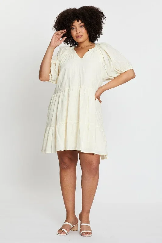 beige-puff-3-4-sleeve-textured-cotton-oatmea-layer-dress-cdd25764-42ab-2