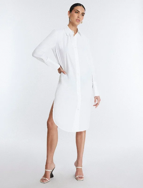 Cotton Poplin Shirt Dress