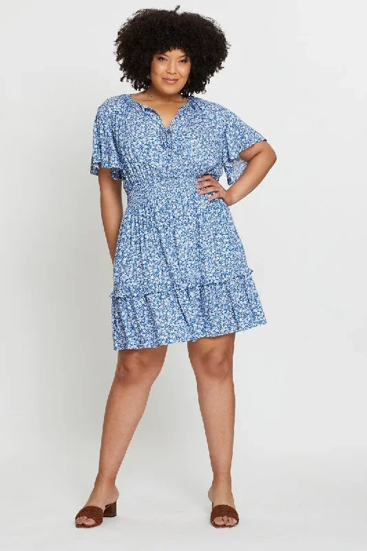 ditsy-print-skater-dress-v-neck-short-sleeve-tie-cdd25011a-33lb-1