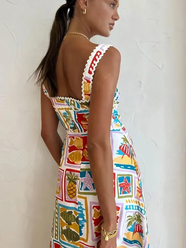 graffiti-print-sleeveless-long-dress