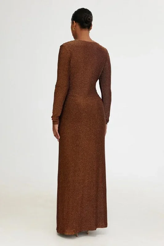 kyla-long-sleeve-dress-bronze