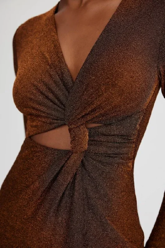 kyla-long-sleeve-dress-bronze