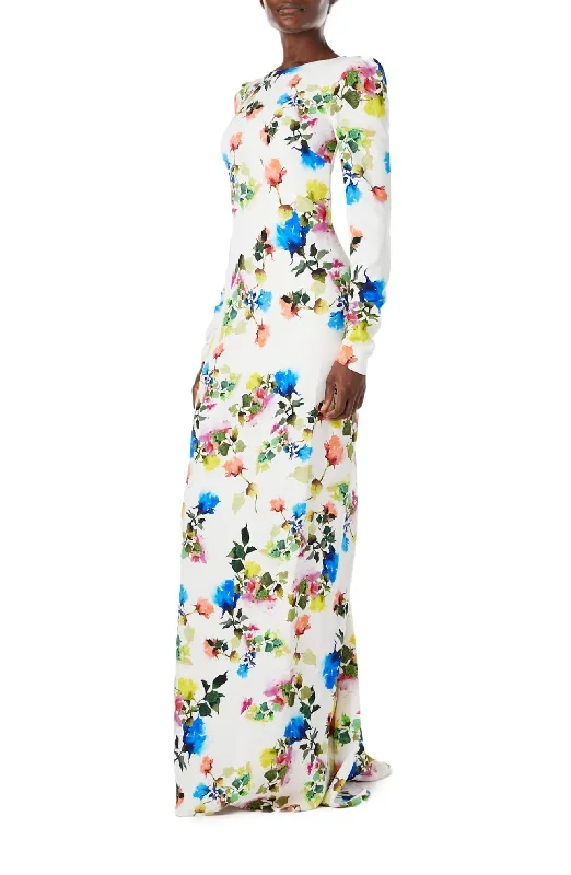 long-sleeve-open-back-gown-floral