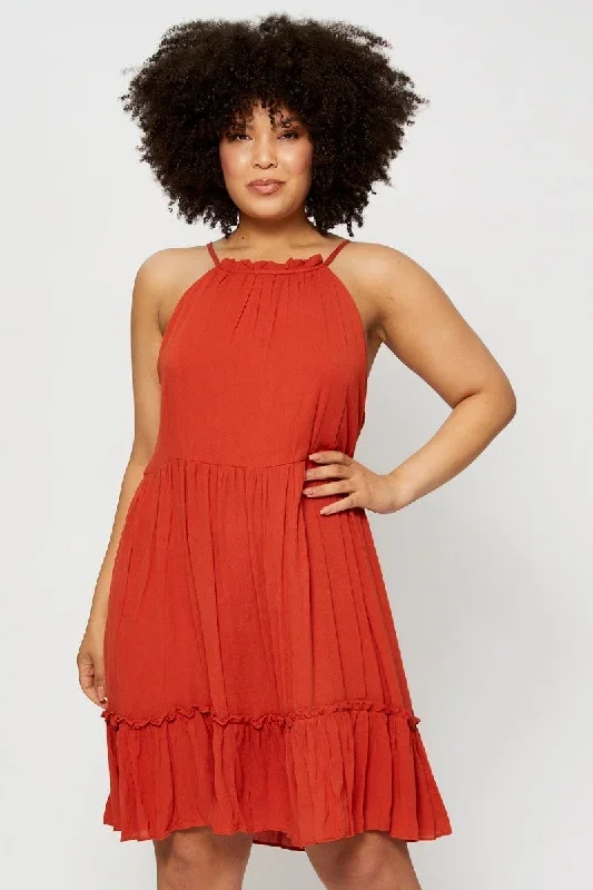 orange-smock-dress-halter-sleeveless-ruffle-cdd25346-81lb-1