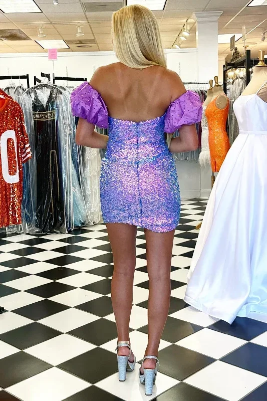 purple-sequin-strapless-short-dress-with-detachable-sleeves