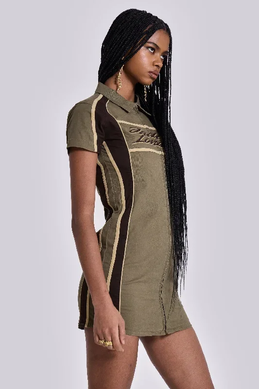 racer-dress-in-khaki