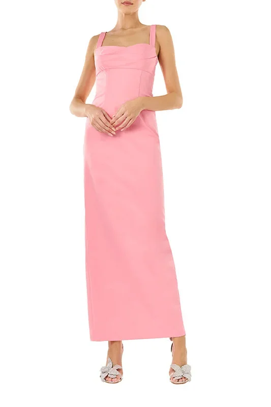 sleeveless-pink-faille-column-dress