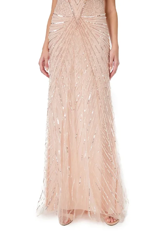 soft-melon-embroidered-tulle-deep-v-neck-gown