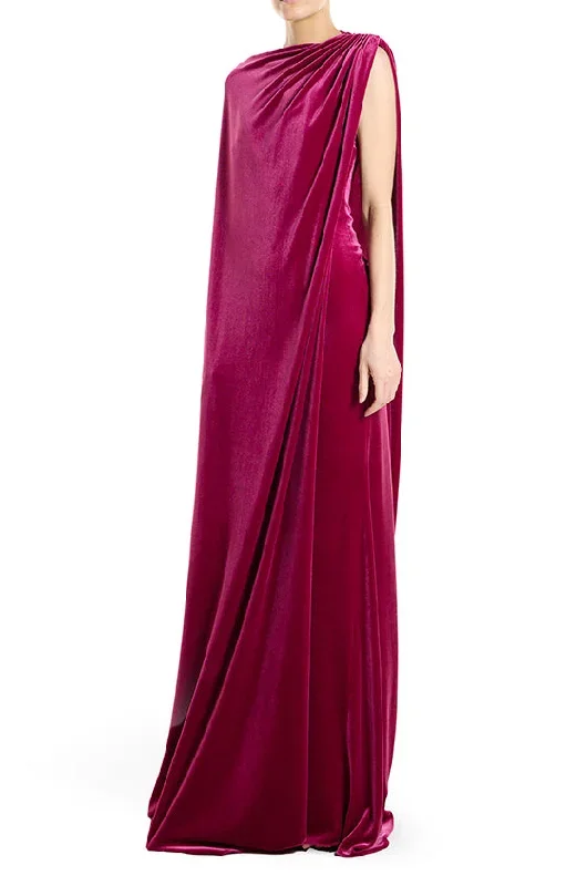 spaghetti-strap-velour-slip-gown