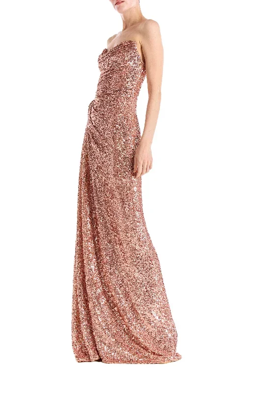 strapless-sequin-column-gown-rose-gold