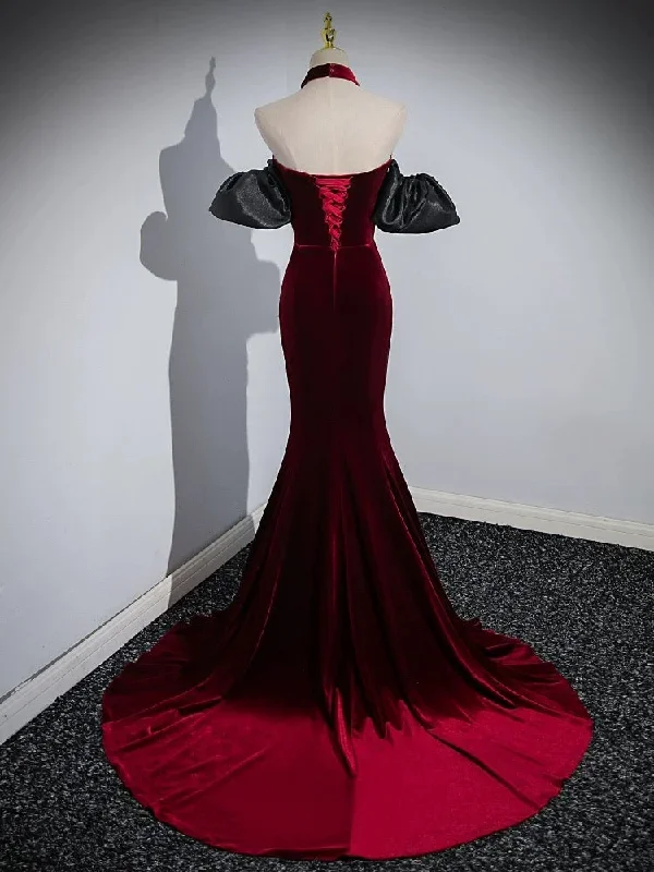 trumpet-mermaid-velvet-burgundy-long-prom-dress-with-beads