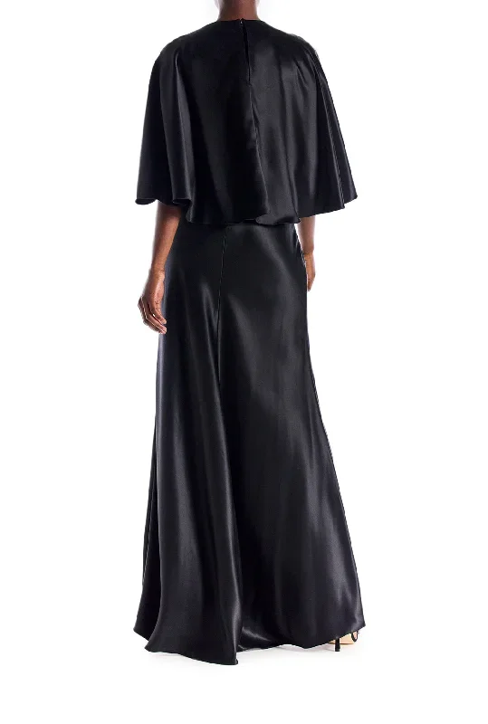 v-neck-draped-capelet-sleeve-gown-1