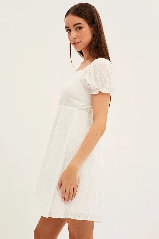 white-square-neck-puff-sleeve-skater-dress-dd12408-f-2